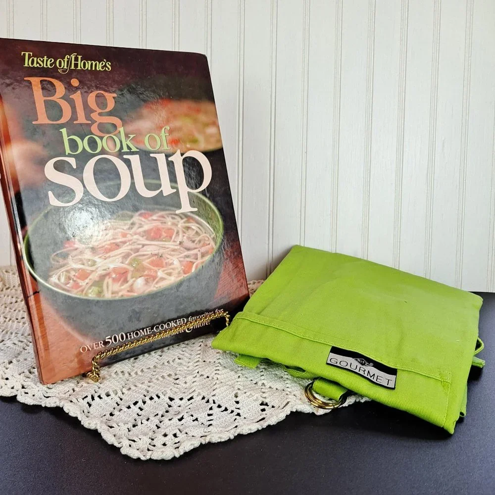 Big Book of Soup & New Ritz Gourmet Canvas Apron